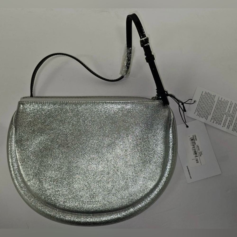 JW ANDERSON Silver Bumper moon Bag NWT